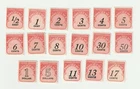 US Stamps, Collection Lot, Postage Due J88 thru J104, MNH OG