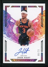 2023-24 JOSH HART 51/99 AUTO PANINI IMPECCABLE EXTRAVAGANCE AUTOGRAPHS