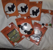 Seasonal Celebrations Halloween Craft Kits Child Asst Lot Blk Cat Spider Bat