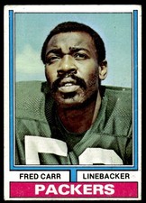 1974 Topps Fred Carr Green Bay Packers #213