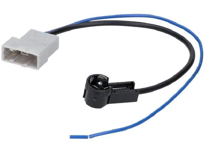 Adaptateur Antenne ISO M coude compatible avec Nissan Almera Juke Maxima Navara - Photo 1/1