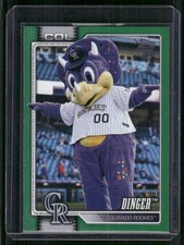 2026 Topps Series 1 Dinger #M-4 Green /99 Colorado Rockies Mascot