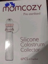 MomCozy Silicone Colostrum Collector Pre-Strrilised 6 Pcs New Bx1