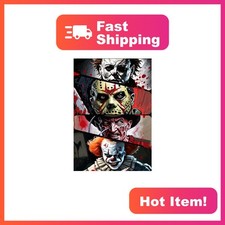 MXCFZX Halloween Diamond Painting 12x16in Full Round Drill