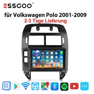 Für VW Polo 9N 2001-2009 CarPlay Android 15 Autoradio GPS Navi RDS FM SWC 2+32GB