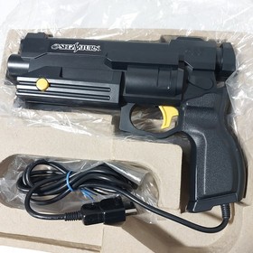 Sega Saturn lot of 2 VIRTUA GUN with 3 Japanese games For CRT TV Only Japan