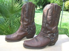 LOBLAN  Bikerboots, Westernstiefel, Cowboystiefel, Gr. 46, Echtleder !!!