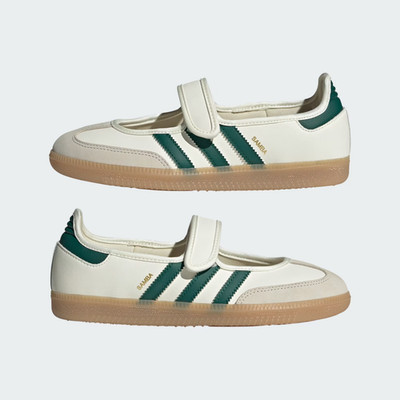 adidas Samba IH6485 Off White Collegiate Green Gold Women's Size