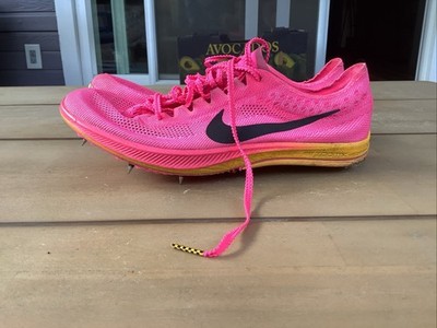 Nike ZoomX Dragonfly Pink Orange Track Shoes Men's Size Us 8 With