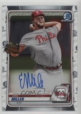 2020 Bowman Chrome Prospect Auto Erik Miller #CPA-EM Auto 7rf