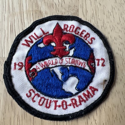 Vintage 1972 Bsa Will Rogers Scout-o-Rama Patch
