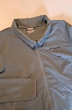 Columbia Full Zip Lightweight Spring Jacket Women's Sz L Dusty Blue Pocket