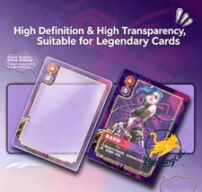 Ladrillo de cartas premium Riftbound TCG Origins para protección de cartas de leyenda de campeón