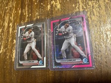 2024 Bowman Mega Box Jordan Lawlar Rookie Card 96 Pink Mojo Refractor /199