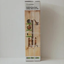 Homewerks 3070-252-CH-B-WS Indoor/Outdoor Utility Shower Kit with Soap Dish