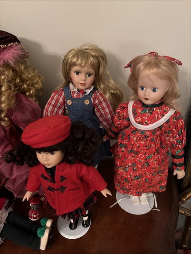 6 Porcelain Rare Doll Bulk Lot - Picture 4 of 24