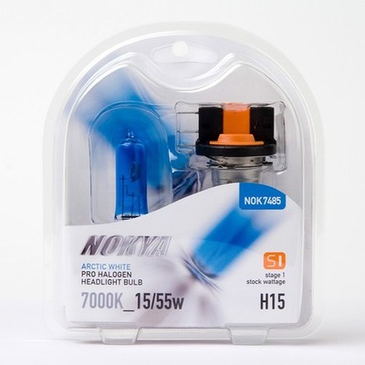 H15 Headlight Bulbs Nokya Arctic White 7000K 12V 15/55W NOK7485