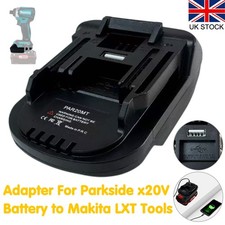 Battery Adapter For Parkside x20V Battery to for Makita 18V LXT Tool w/ USB port