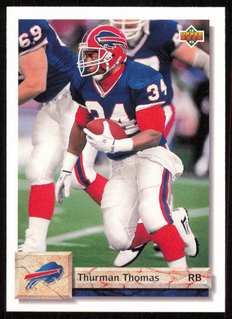Thurman Thomas #145 (Football Cards 1992 Upper Deck) — is it worth grading?