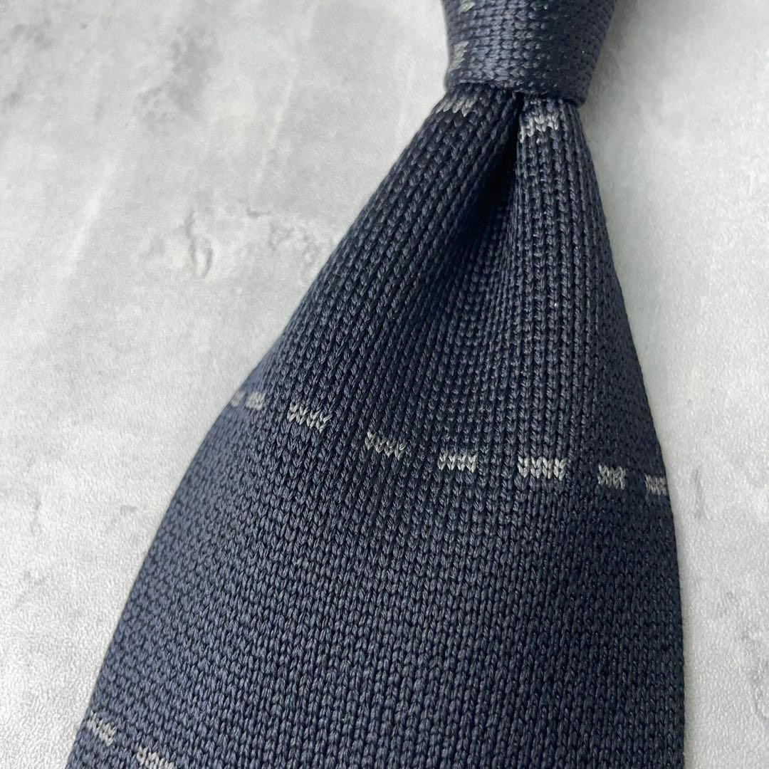 Hermes Reversible Knit Tie Black Silk 8.1cm Used | eBay