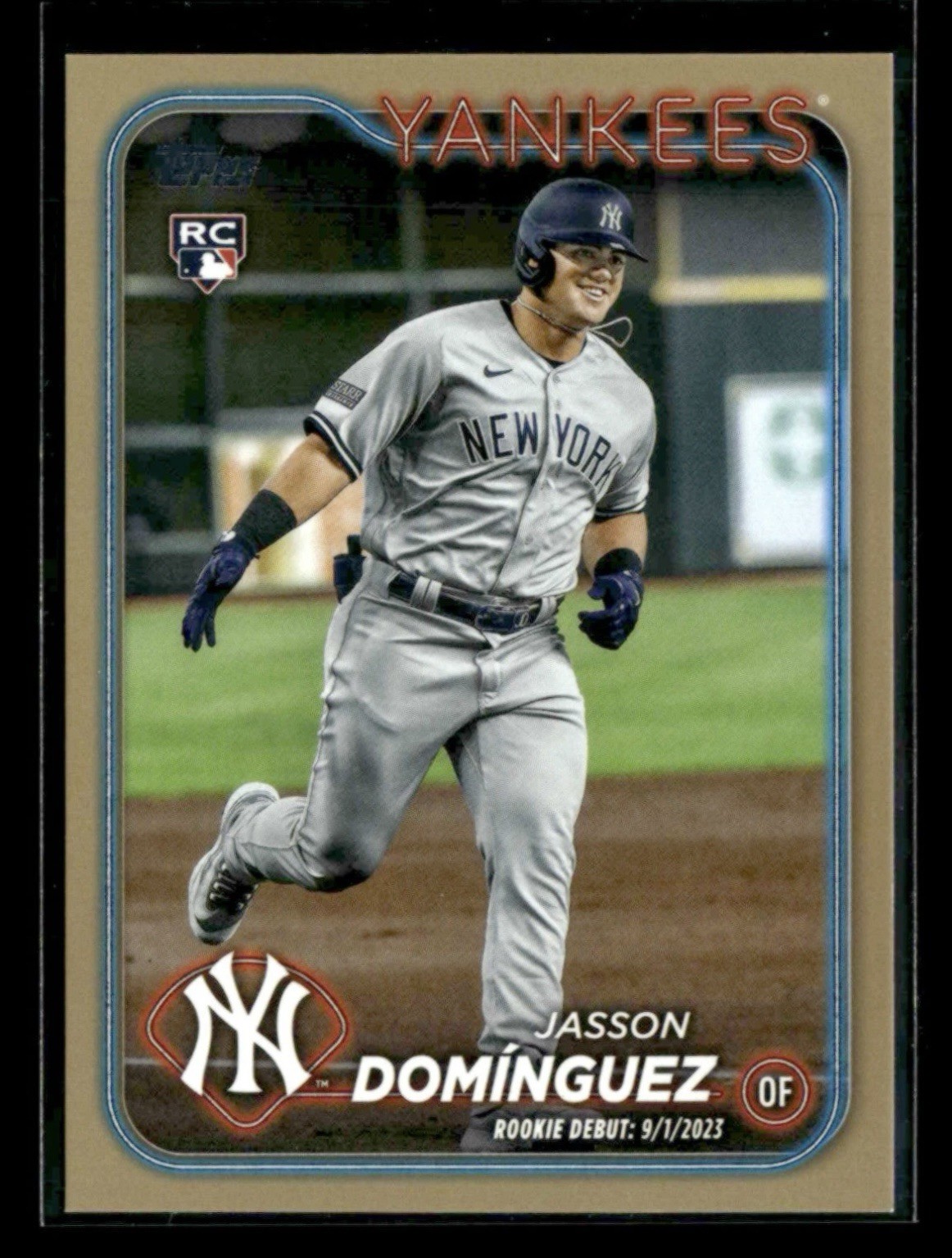 2024 Topps Update Series - Rookie Debut Jasson Dominguez #US175 Gold /2024 (RC)