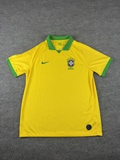 Brazil Nike Jersey Mens XL Yellow National Team Soccer 2006 Sphere Dry