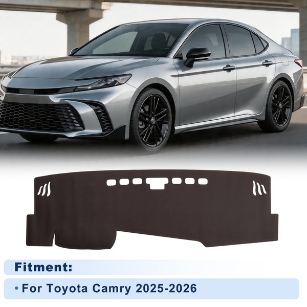 FüR Toyota Camry 25-26 Armaturenbrett-Abdeckung Ohne Hud Kunstleder 1Set-image