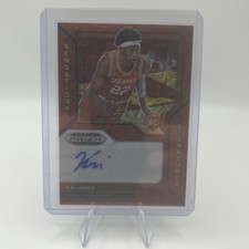 2021-22 Prizm Draft Picks Sensational Signatures Red /88 Kai Jones Auto 