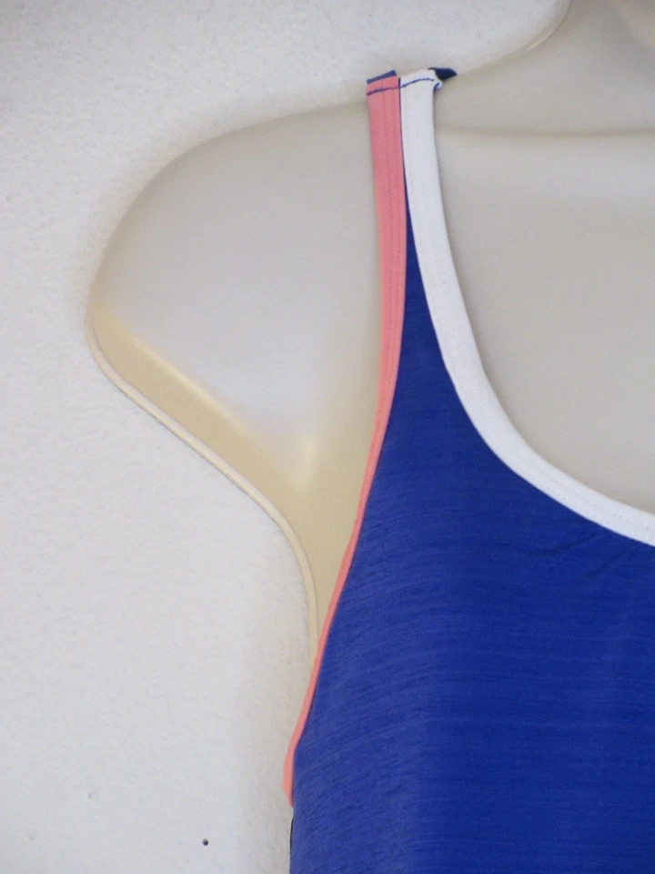 Camiseta sin mangas Fila Sport para mujer púrpura con tiras atlética M B77 Foto 3 de 4