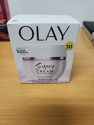 Olay Super Cream with Sunscreen SPF 30 - 1.7 Oz Exp 09/2027