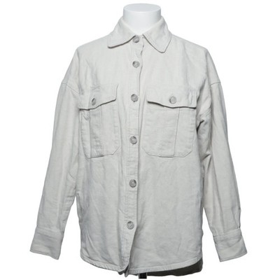 H&M, Oberhemd, Damen, Größe: XS, Beige, Baumwolle, Einfarbig #LAB