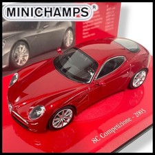 MINICHAMPS Alfa Romeo 8C Competizione 1/43 Scale 2003 Street Model, Used