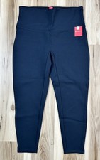 Spanx Yoga Pants The Perfect Women  s Size XL Petite Black Stretch Knit Leggings