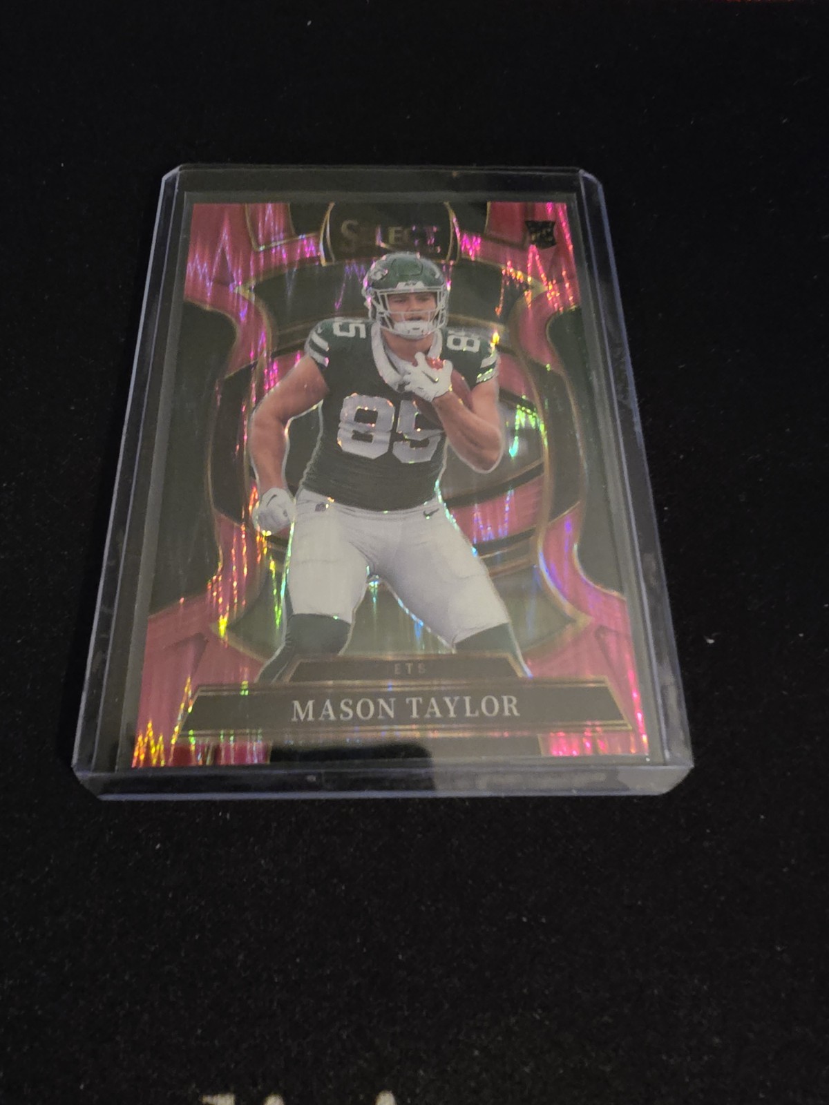MASON TAYLOR 2025 SELECT CONCOURSE ROOKIE PINK SHOCK PRIZM #76 JETS