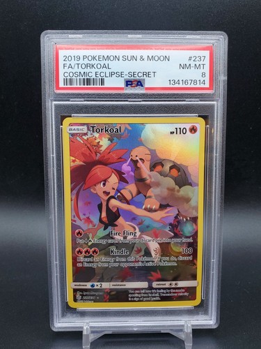 Torkoal graded PSA 8 for sale on eBay