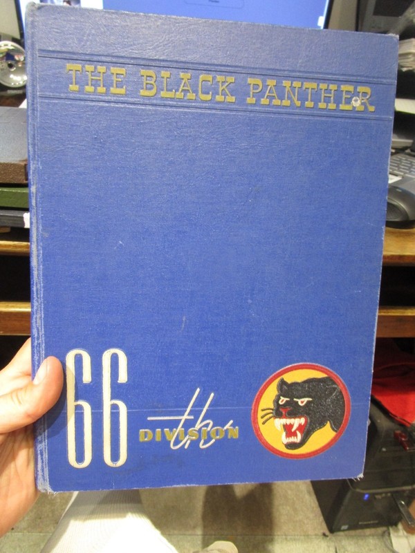 66th Black Panther Division Yearbook 264th Infantry Army Military Soldiers War