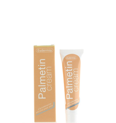 Evdermia Palmetin Creme zu Akne neigender, Mischhaut & fettiger Haut 40 ml...