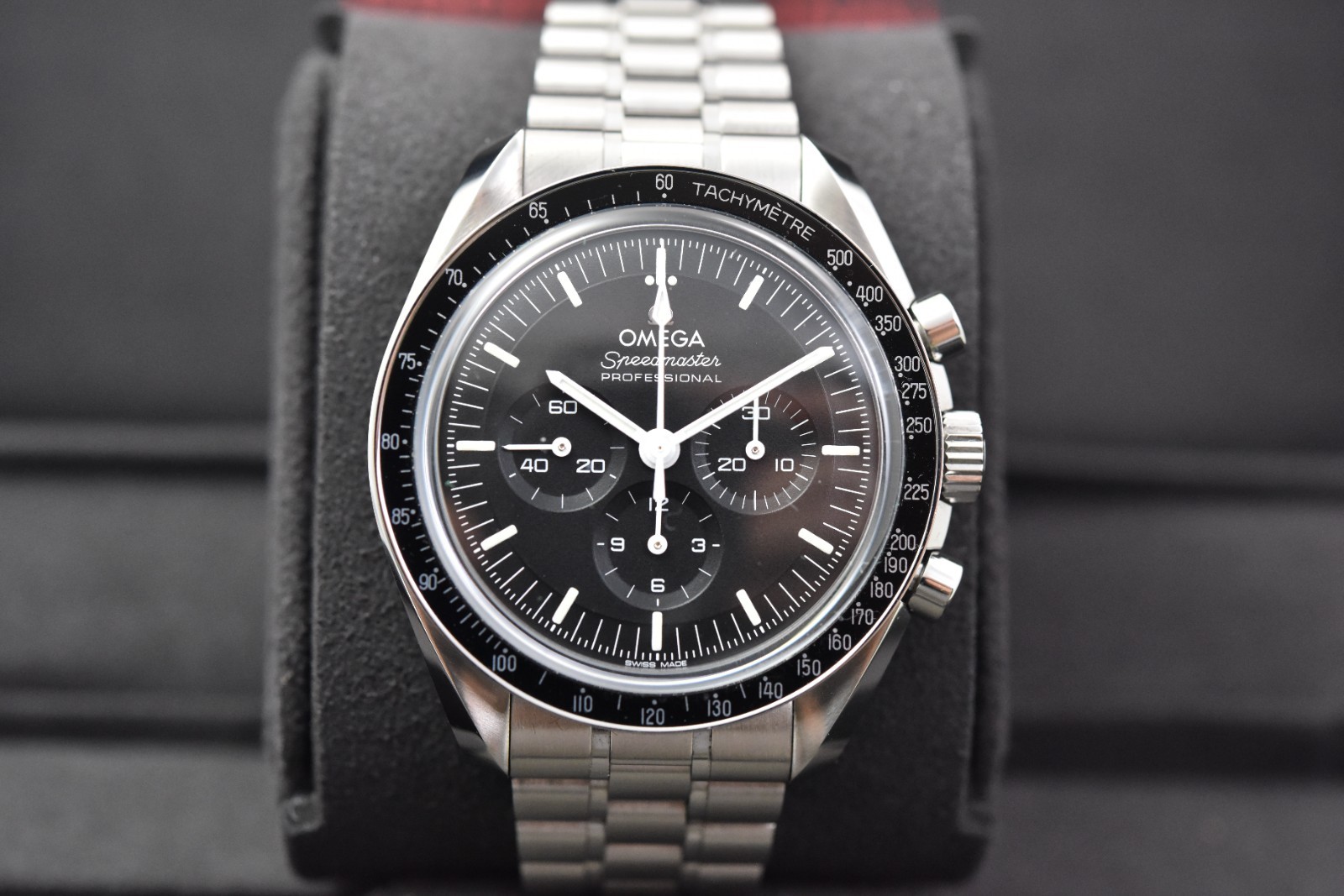 Omega Speedmaster Professional Moon Watch, Sapphire Sandwich, with box, mint image 4