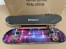 Skateboard Funboard Holzboard von Unibest 80x20 cm (4)