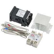 REX-C100 110-240V Digital PID Temperature Controller Thermostat with Cable New