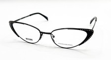 NEW MOSCHINO MOS545 807 BLACK AUTHENTIC EYEGLASSES 52-17