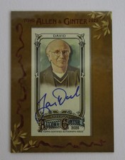 2025 Topps Allen & Ginter Mini Framed Auto MA-DA Larry David - Comedian / Actor