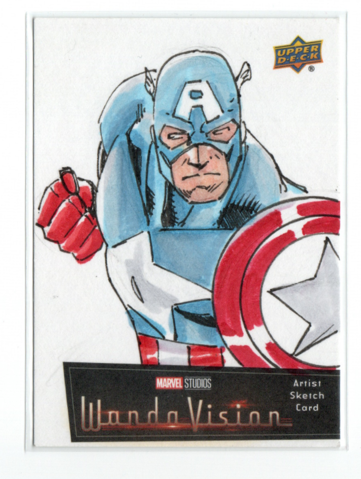 2022 Marvel Studios WandaVision 1/1 Sketch Artist Daniel HDR
