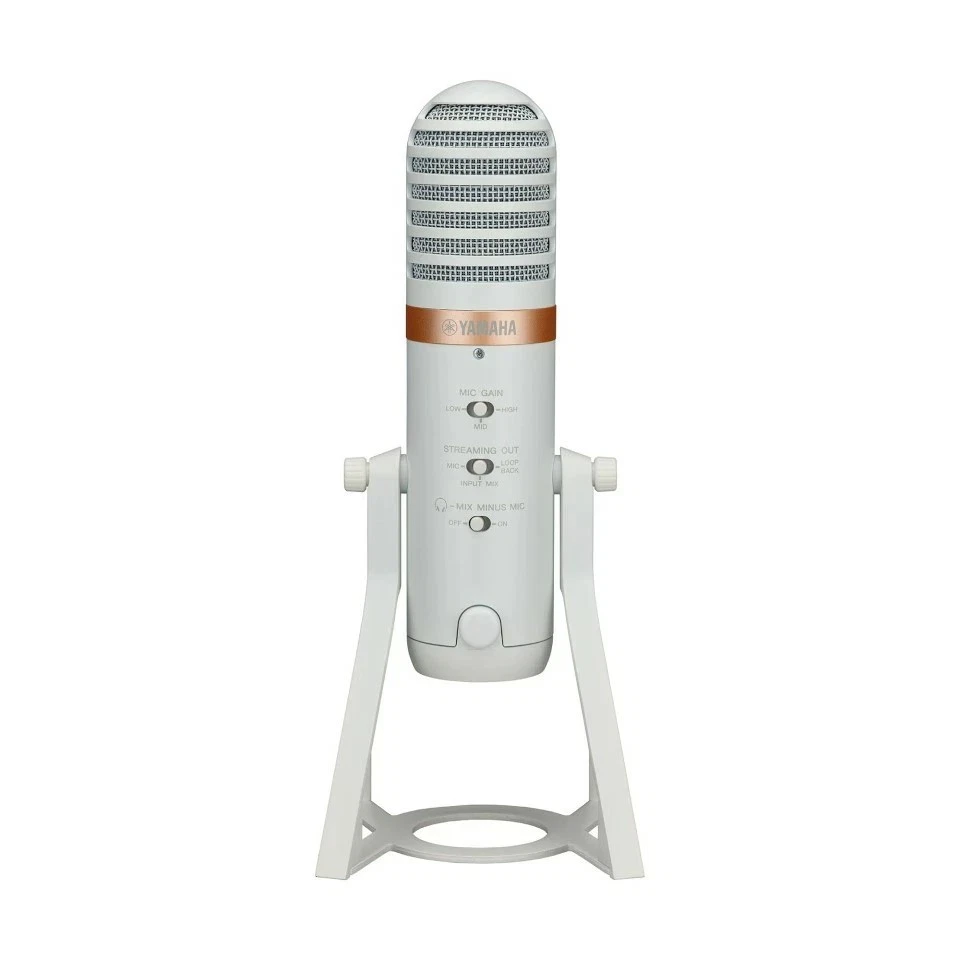 Yamaha AG01 W White Live Streaming Podcasting USB Microphone - Image 3 of 4