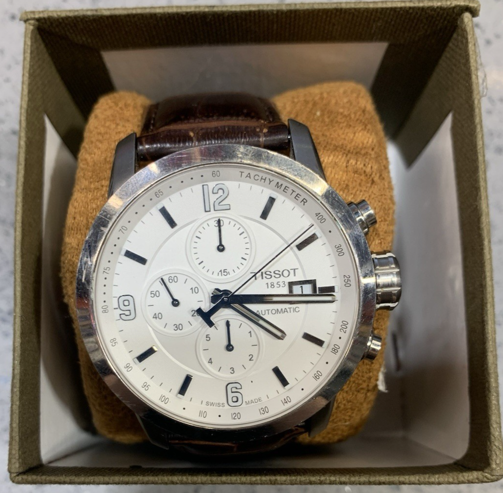 Tissot PRC 200 Chronograph T055427A Stainless Steel Mens Automatic