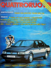 Quattroruote 390 1988 Prove Porsche 911 turbo cabriolet. Nuova VW Passat [Q81]