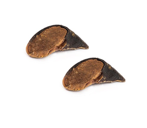 Dog Dental Chew Stuffed Filled Cow Hooves All Natural Healthy Beef Bully Flavor - Picture 3 of 42