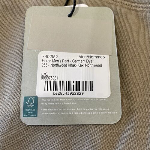 Canada Goose Huron Hose - neu mit Etikett - Herren Large - Northwood khaki - Bild 5 von 16