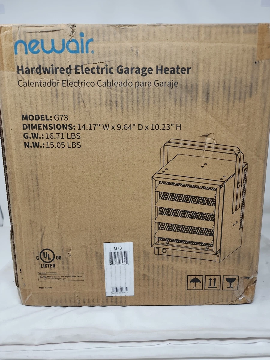 Newair Hardwired Electric Garage Heater Ceiling Mounted 500 sq. ft. | G73  781052062702 | eBay