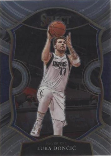 2020-21 Panini Select LUKA DONCIC Blue Prizm Die-Cut /249 - Dallas